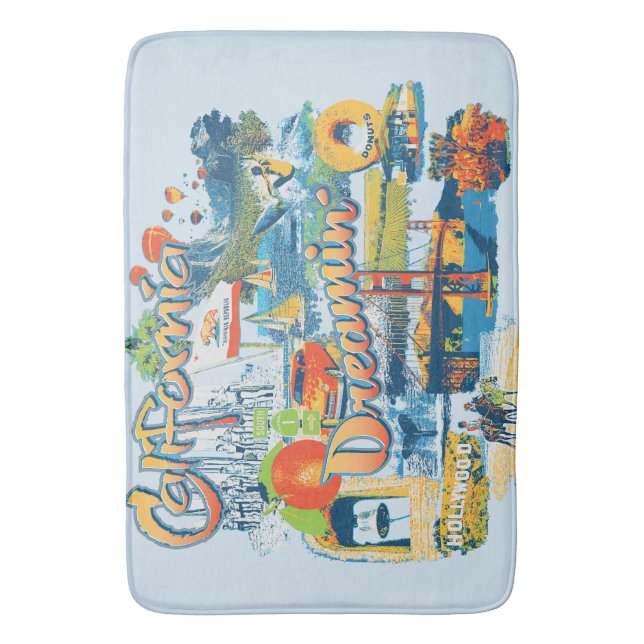 Tapis De Bain California Dreaming (devant Vertical)