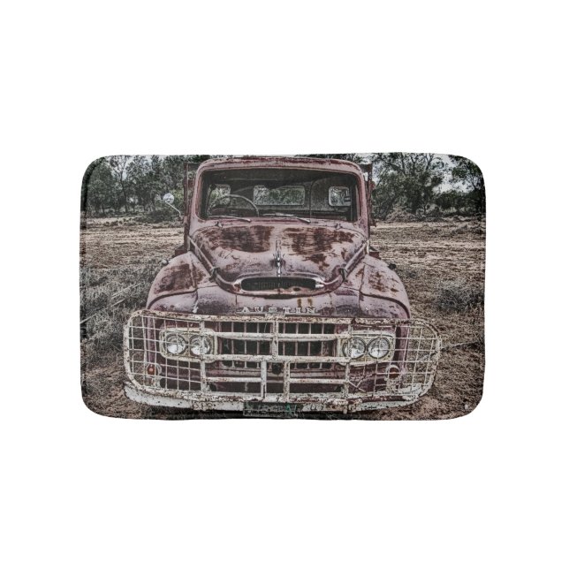 Tapis De Bain Camionnette Vintage Austin (Devant)