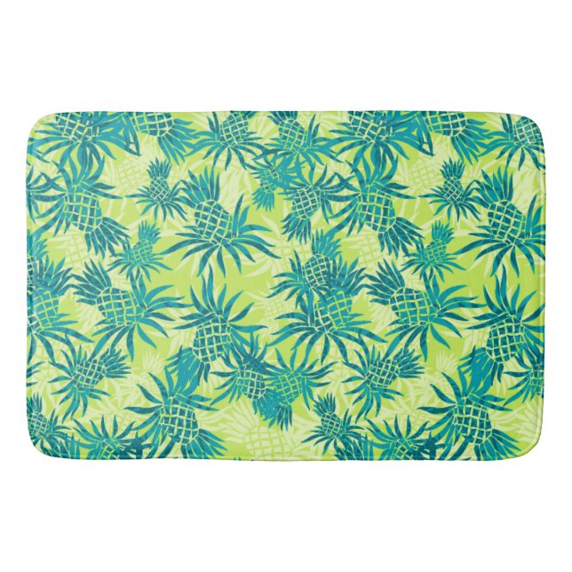 Tapis De Bain Camo d'ananas Hawaiian Tropical (Devant)