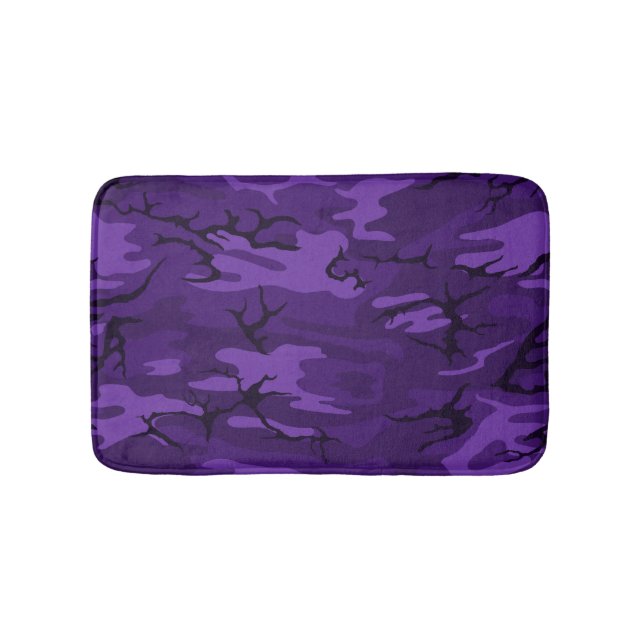 Tapis De Bain Camo pourpre foncé (Devant)