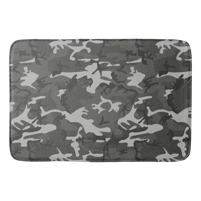 Tapis De Bain Camo Urbain de Style Militaire Très Cool (Devant)