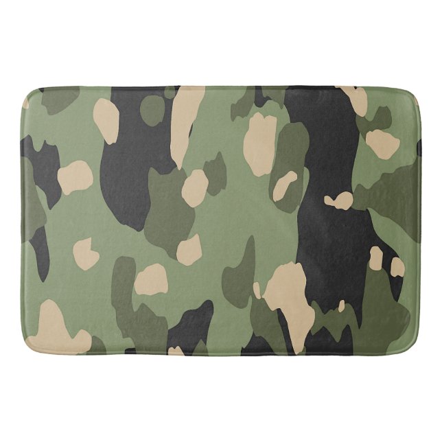 Tapis De Bain Camou vert (Devant)