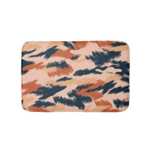 Tapis De Bain Camouflage Abstrait : Papier peint Vintage sans co