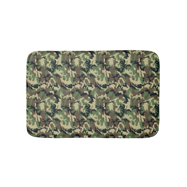Tapis De Bain Camouflage de forêt (Devant)