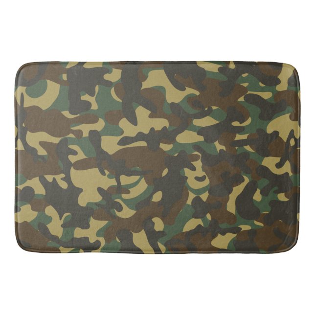 Tapis De Bain Camouflage de forêt  (Devant)