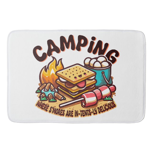 Tapis De Bain camp de s'mores (Devant)