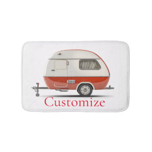 Tapis De Bain Camper Teardrop Classic Retro Thunder_Cove