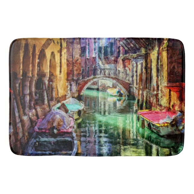 Tapis De Bain Canal Italie de Venise (Devant)