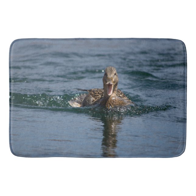 Tapis De Bain Canard avec bec ouvert (Devant)