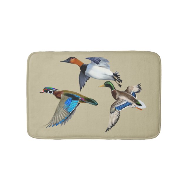 Tapis De Bain Canards colverts, canards branchus et canards à do (Devant)