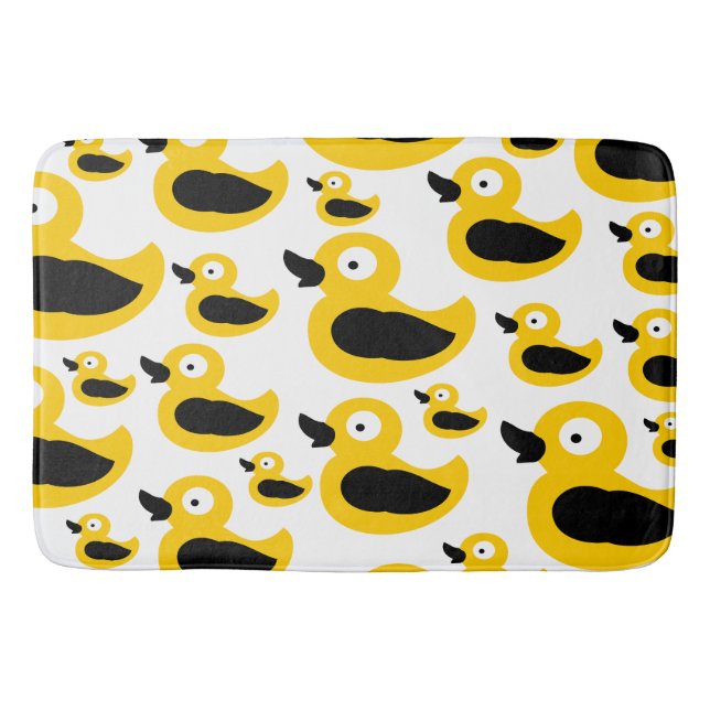 Tapis De Bain Canards en plastique jaune (Devant)