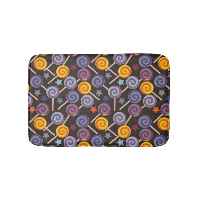 Tapis De Bain Candy pattern | Lollies 1lipop (Devant)