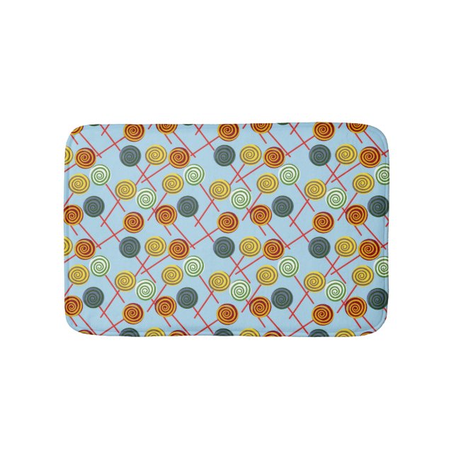 Tapis De Bain Candy pattern | Lollies 1lipop (Devant)