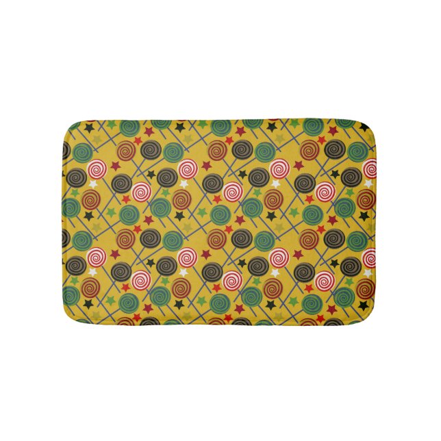 Tapis De Bain Candy pattern | Lollies pattern | lollipop 25 (Devant)