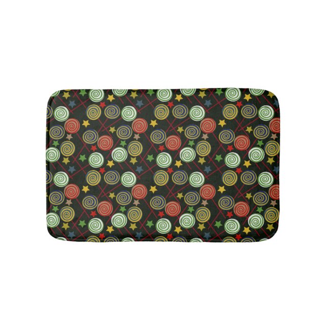 Tapis De Bain Candy pattern | Lollies pattern | lollipop 28 (Devant)