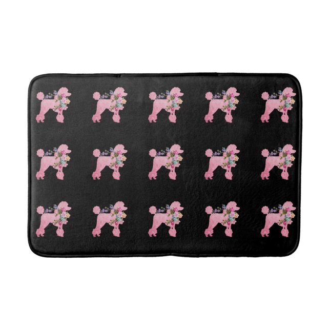 Tapis De Bain Caniche rose (Devant)