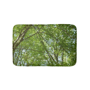 Tapis De Bain Canopée du printemps Feuille Green Nature Scene