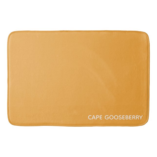 Tapis De Bain Cape Gooseberry yellow color name (Devant)