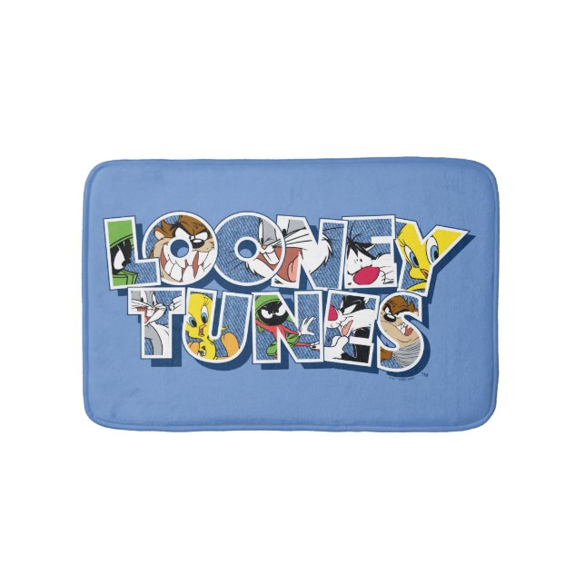 Tapis De Bain Caractères LOONEY TUNES™ en lettres (Devant)