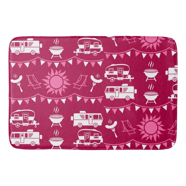 Tapis De Bain Caravan Camping Maison Décor (Devant)