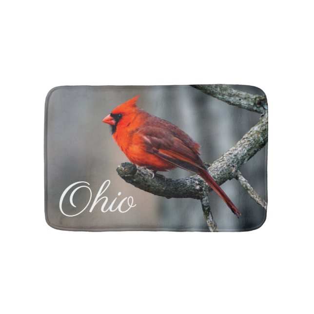 Tapis de bain cardinal de l'Ohio (Devant)
