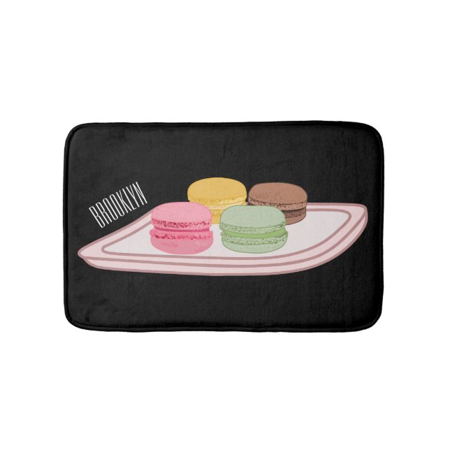 Tapis De Bain Caricature de Macaron (Devant)