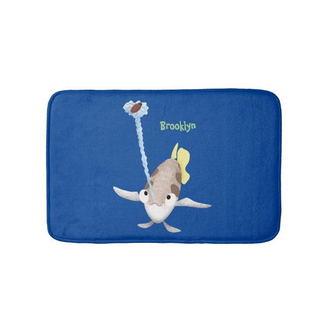 Tapis De Bain Caricature de Tir à l'arc (Devant)