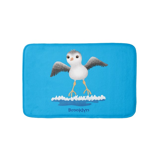 Tapis De Bain Caricature en bécasseau mignon (Devant)