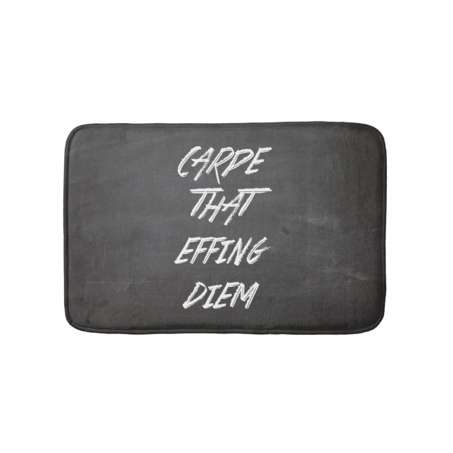 Tapis De Bain Carpe Ce Diem Efficace (Devant)