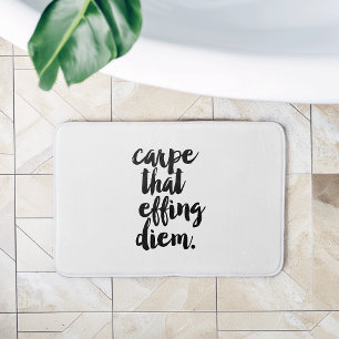 Tapis De Bain Carpe Que Effet Diem Citer Mat Bain
