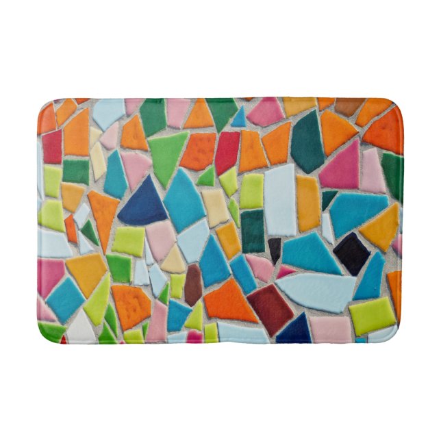 Tapis De Bain Carreaux de mosaïque (Devant)