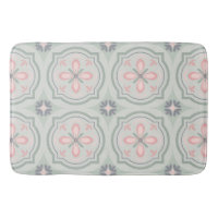 Carreaux Floraux Pastel Verts
