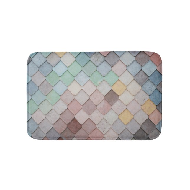 Tapis De Bain Carreaux multicolores (Devant)