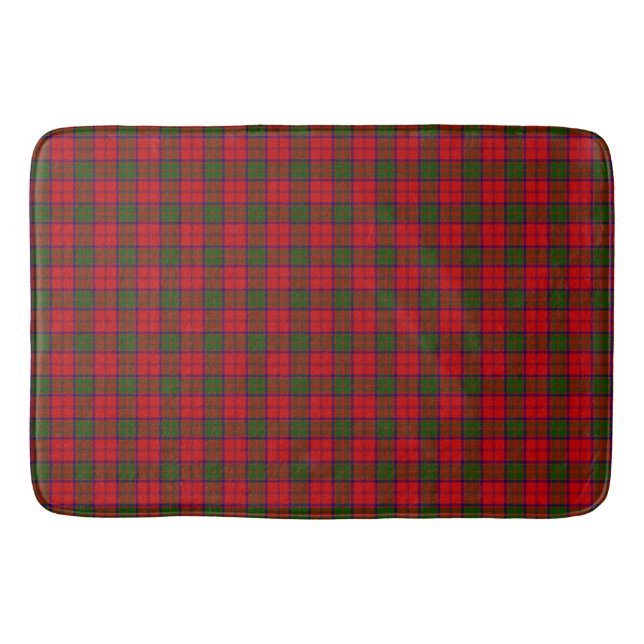Tapis De Bain Carreaux Tartan Clan Grant (Devant)
