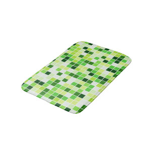 Tapis De Bain Carrelage de piscine, Carrelage en mosaïque verte,