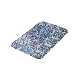 Tapis De Bain Carrelage méditerranéen, Portugais, Azulejo, Majol