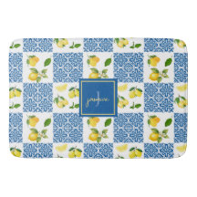 Carrelage Motif Pays Français Monogramme Citron