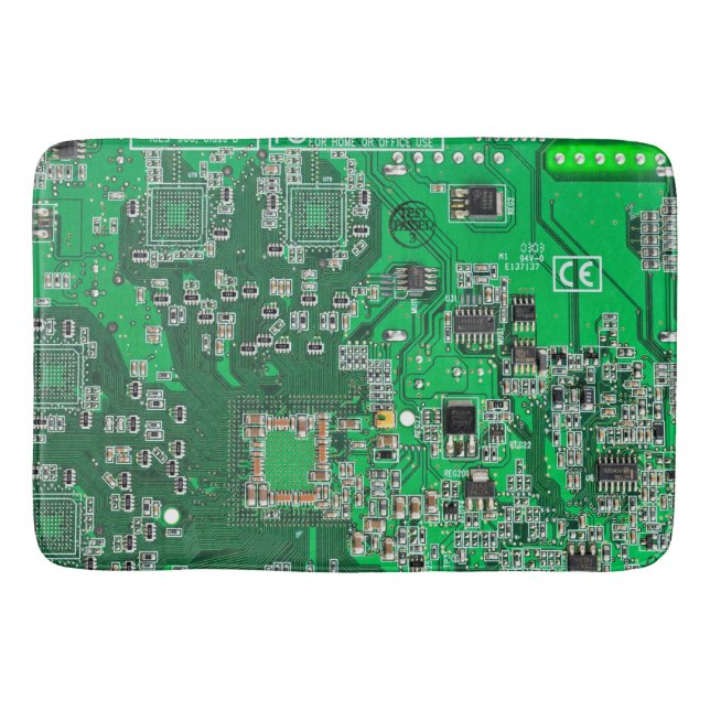 Tapis De Bain Carte circuit imprimé circuit vert PCB (Devant)