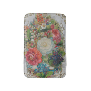 Tapis De Bain Carte de la Saint-Valentin de l'ère victorienne, B