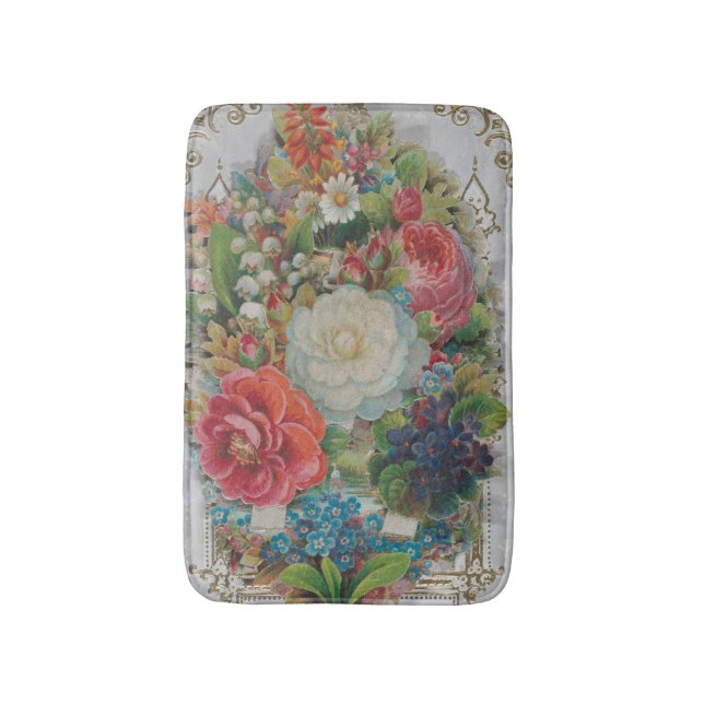 Tapis De Bain Carte de la Saint-Valentin de l'ère victorienne, B (Devant (Vertical))