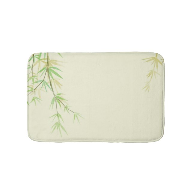 Tapis De Bain Carte peinte d'aquarelle avec stylisé sauvage (Devant)