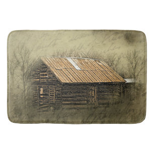Tapis De Bain Carte postale Patinée Russe Cabine