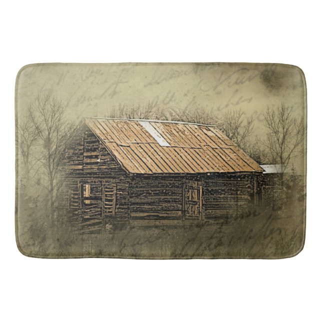 Tapis De Bain Carte postale Patinée Russe Cabine (Devant)