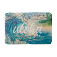 Carte postale Vintage Hawaï Wave