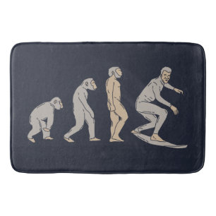 Tapis De Bain Carte Surf Surfing Evolution