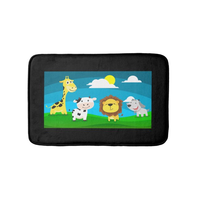 Tapis De Bain Cartoon animals    (Devant)