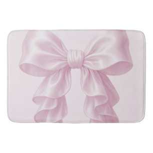 Tapis De Bain Cascade rose ruban froissé Élégant Filleul Féminin