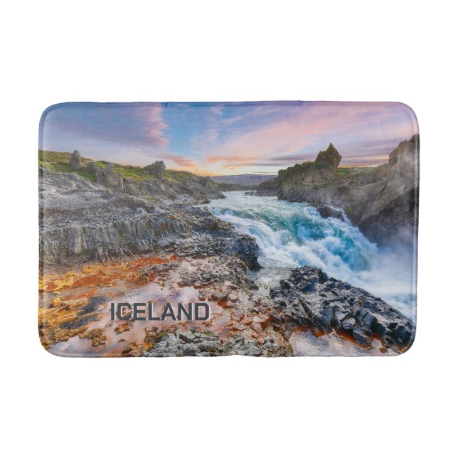 Tapis De Bain Cascades de Geitafoss, Islande (Devant)
