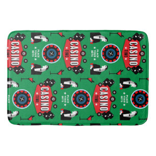Tapis De Bain Casino Gambling Poker Roulette