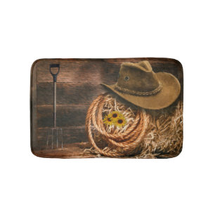Tapis De Bain Casquette Cowboy